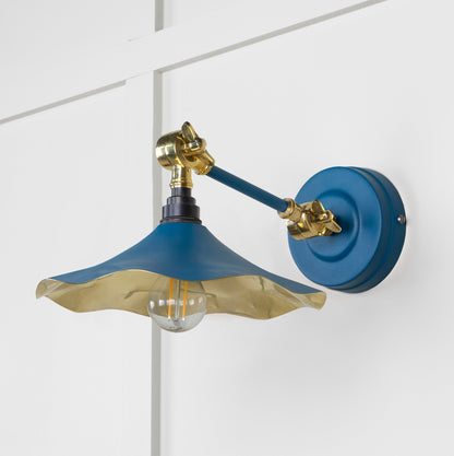 From The Anvil Smooth Brass Flora Wall Light