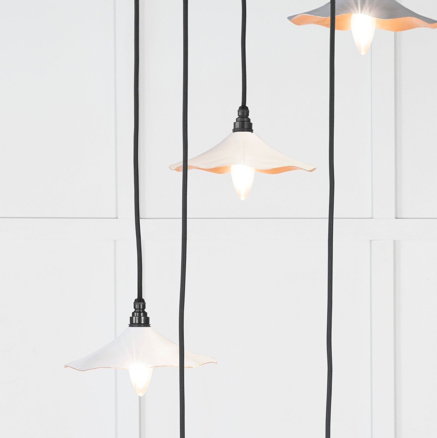 From The Anvil Smooth Copper Flora Cluster Pendant