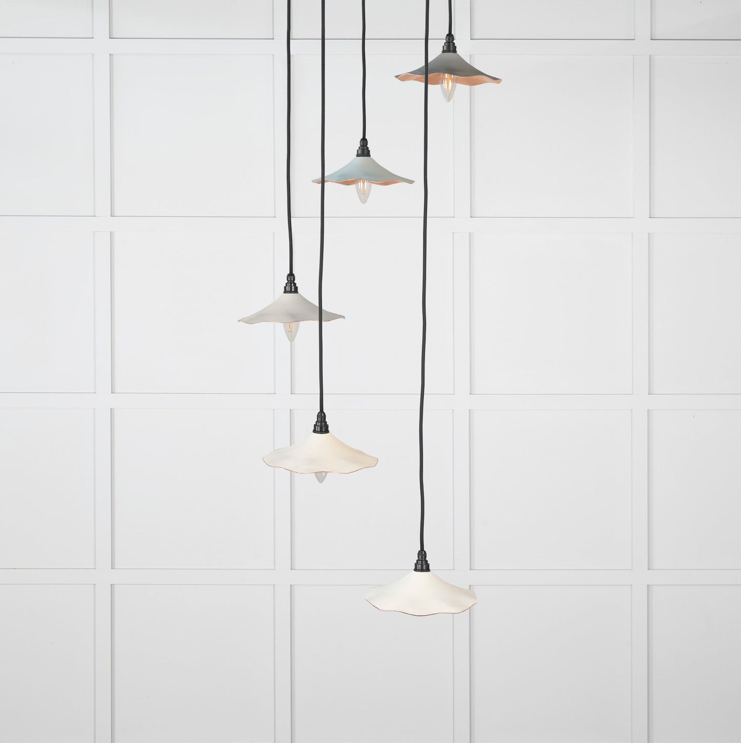 From The Anvil Smooth Copper Flora Cluster Pendant