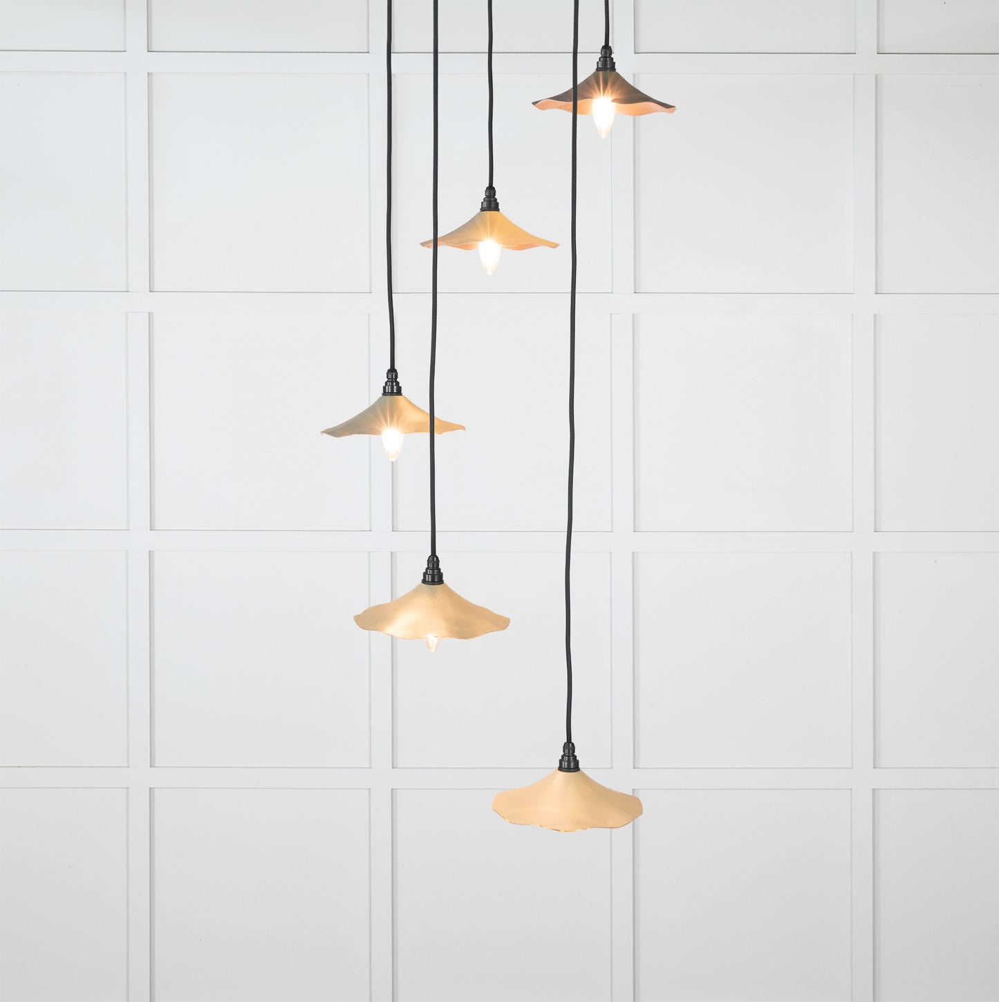 From The Anvil Smooth Copper Flora Cluster Pendant