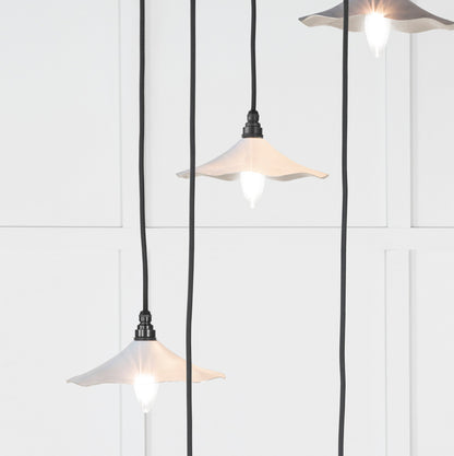 From The Anvil Smooth Nickel Flora Cluster Pendant