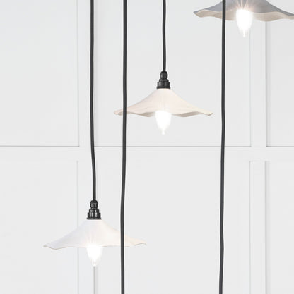 From The Anvil Smooth Nickel Flora Cluster Pendant