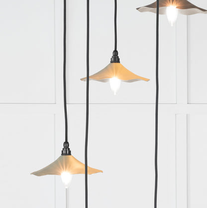 From The Anvil Smooth Nickel Flora Cluster Pendant