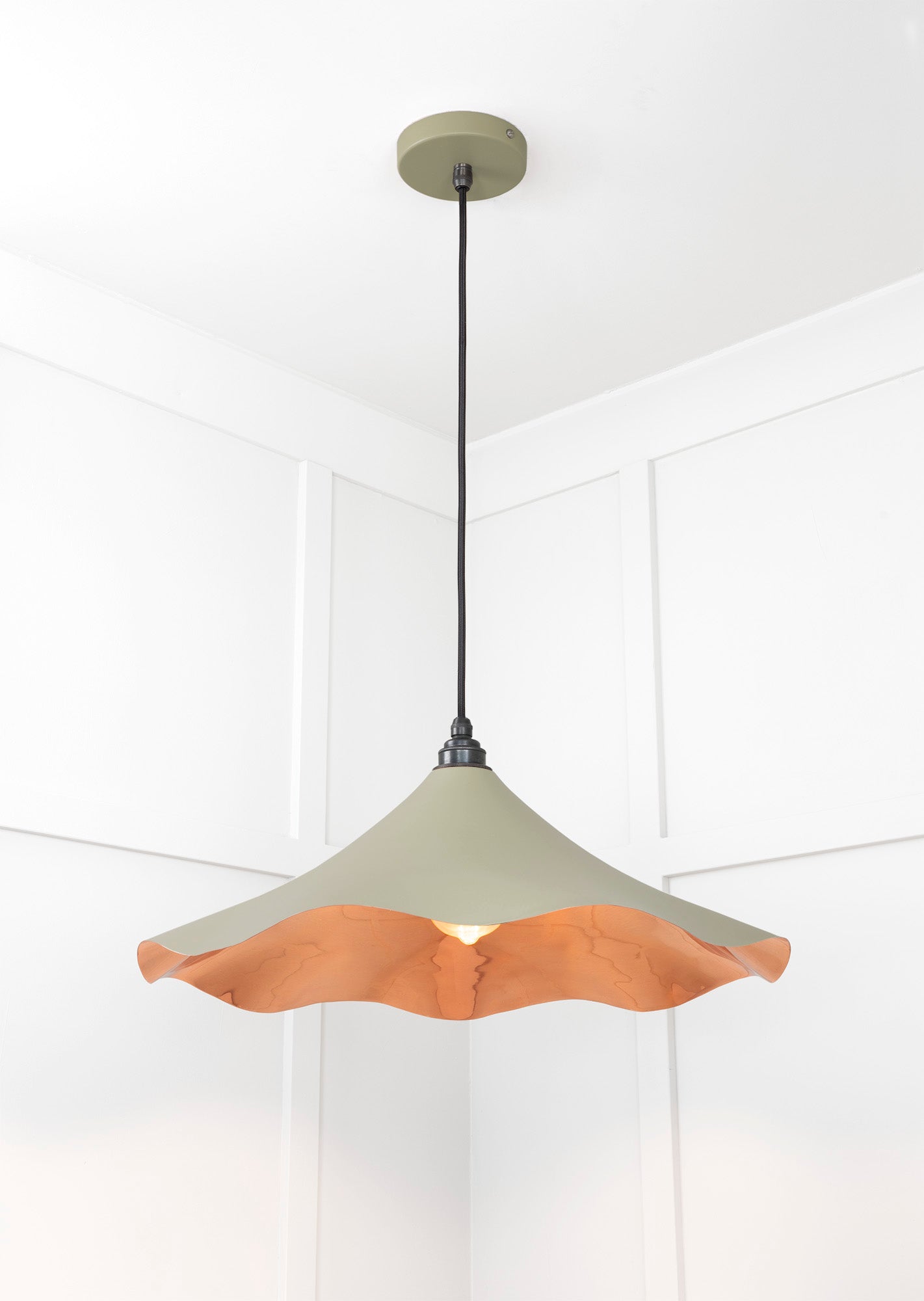 From The Anvil Smooth Copper Flora Pendant - Hot Tub Shop