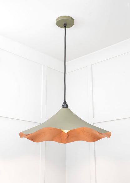 From The Anvil Smooth Copper Flora Pendant - Hot Tub Shop