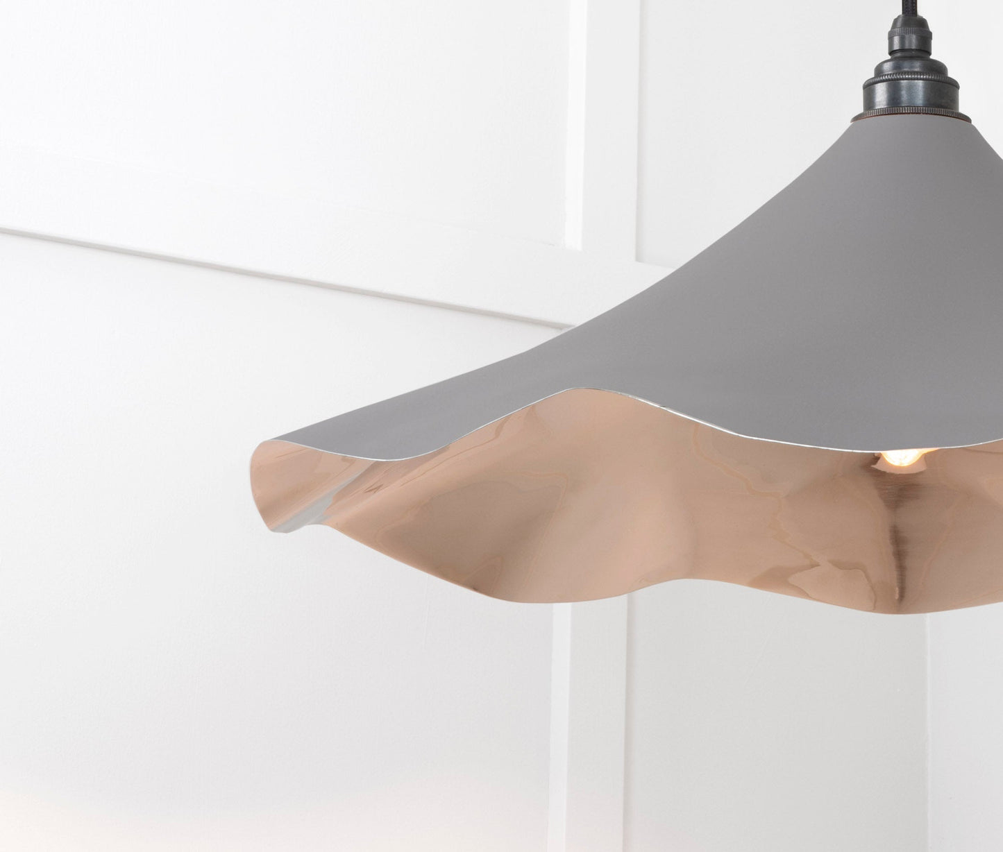 From The Anvil Smooth Nickel Flora Pendant - Hot Tub Shop