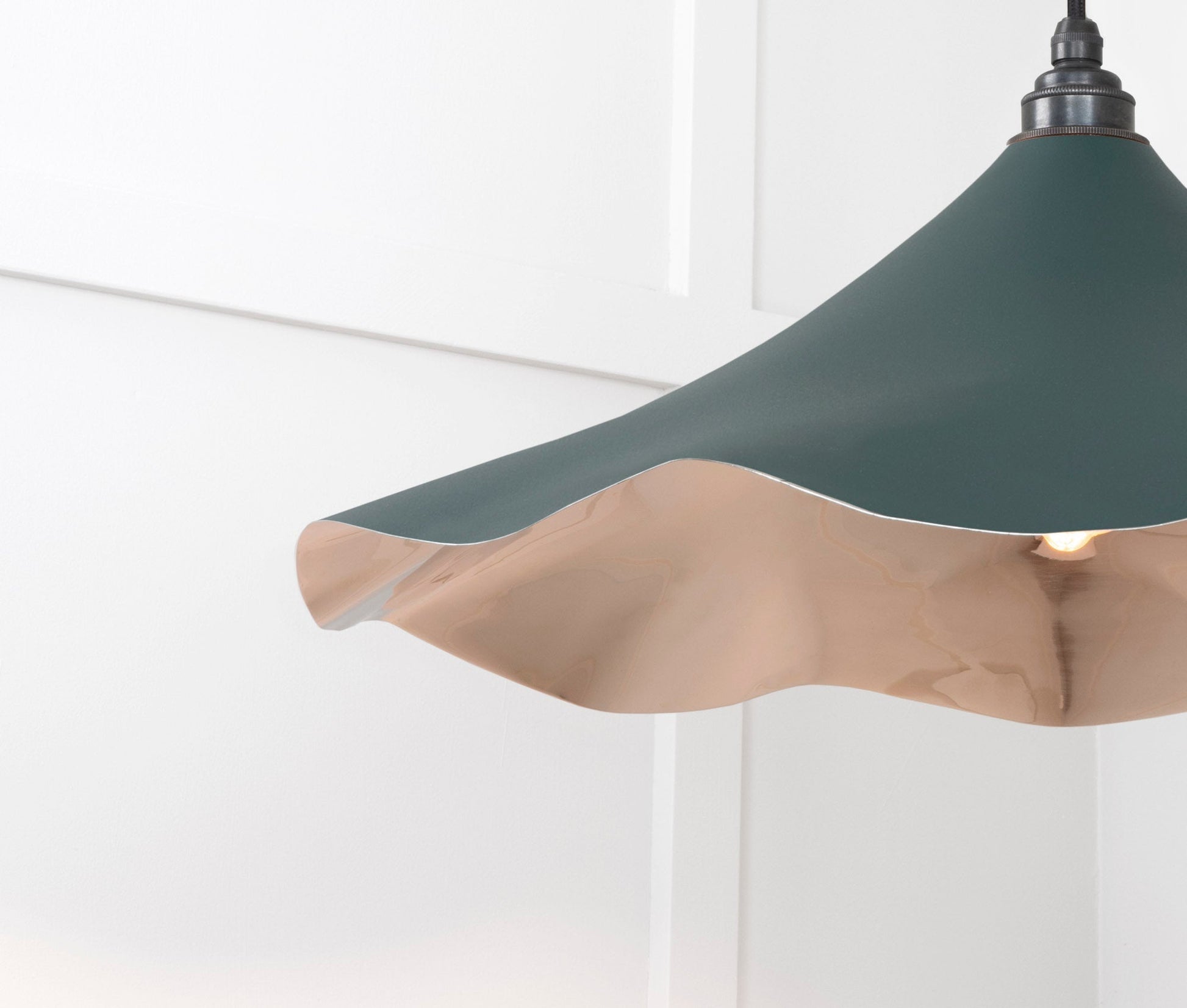 From The Anvil Smooth Nickel Flora Pendant - Hot Tub Shop