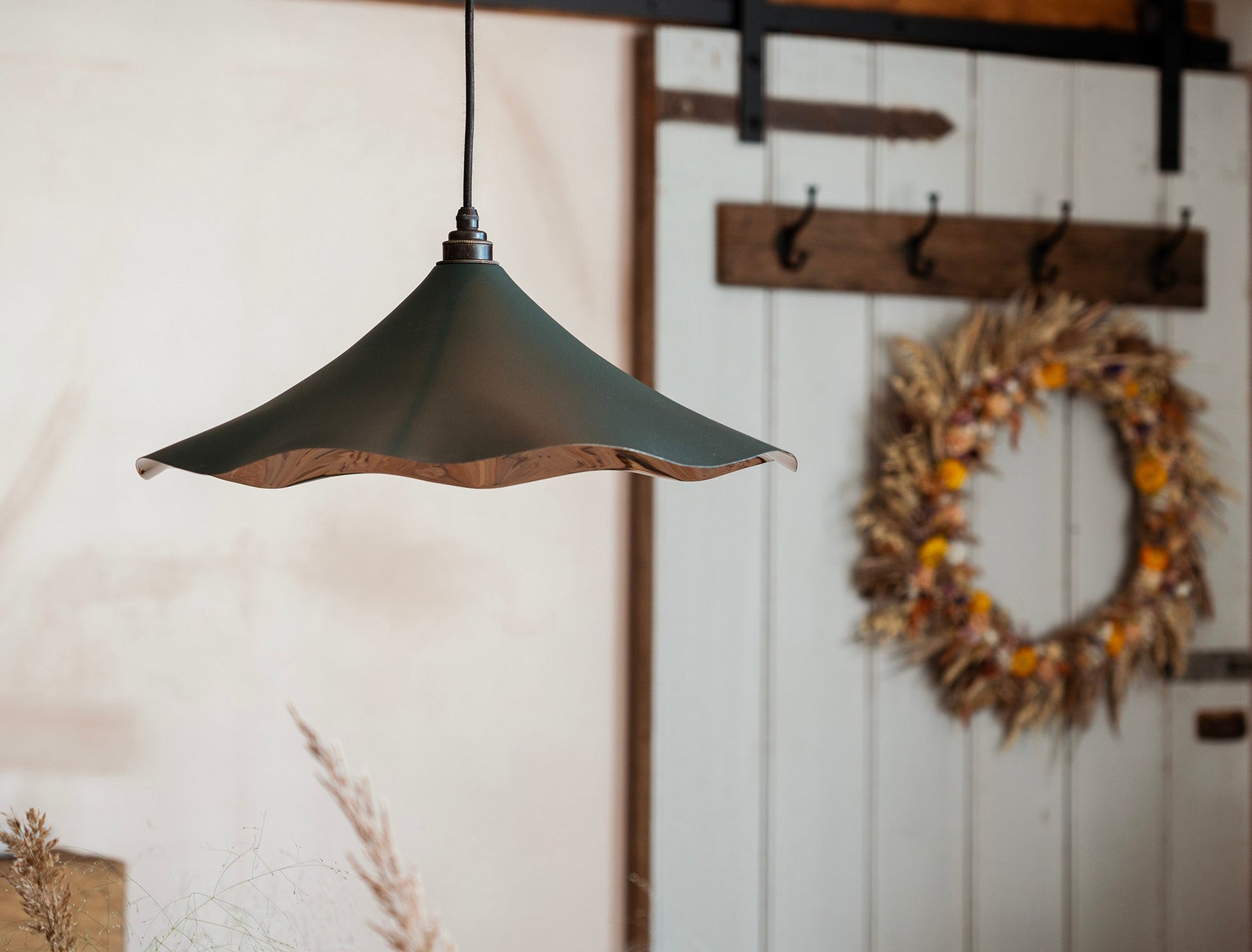 From The Anvil Smooth Nickel Flora Pendant - Hot Tub Shop