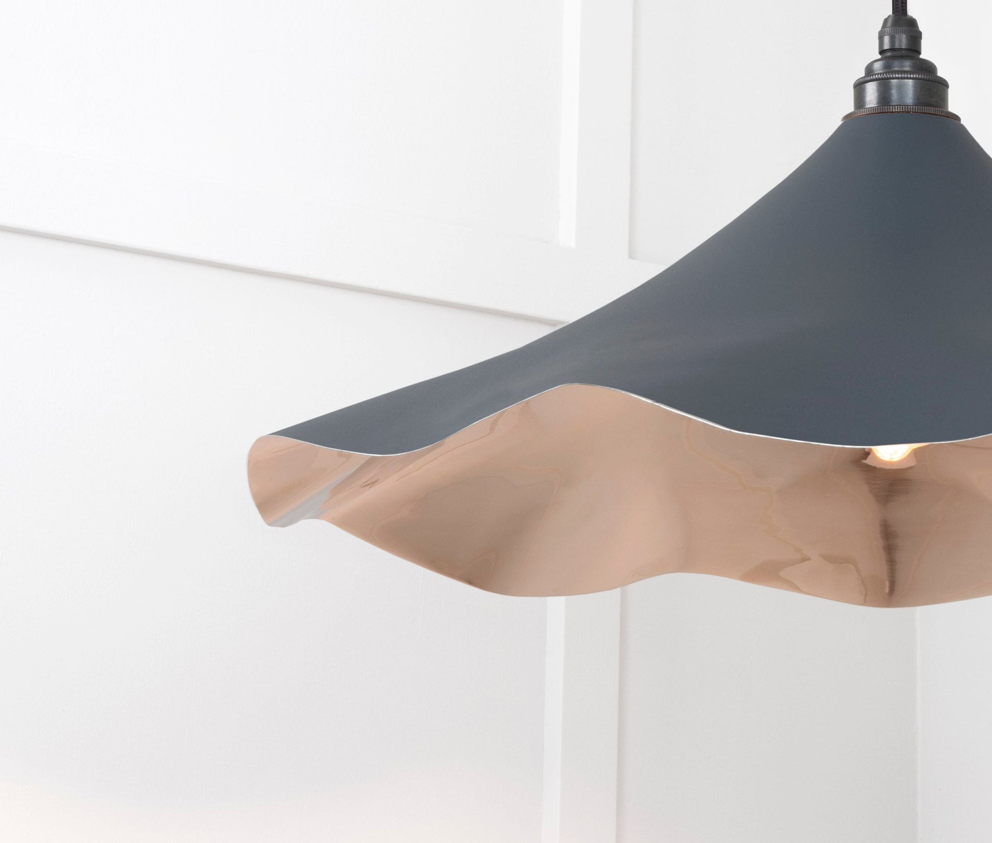 From The Anvil Smooth Nickel Flora Pendant - Hot Tub Shop