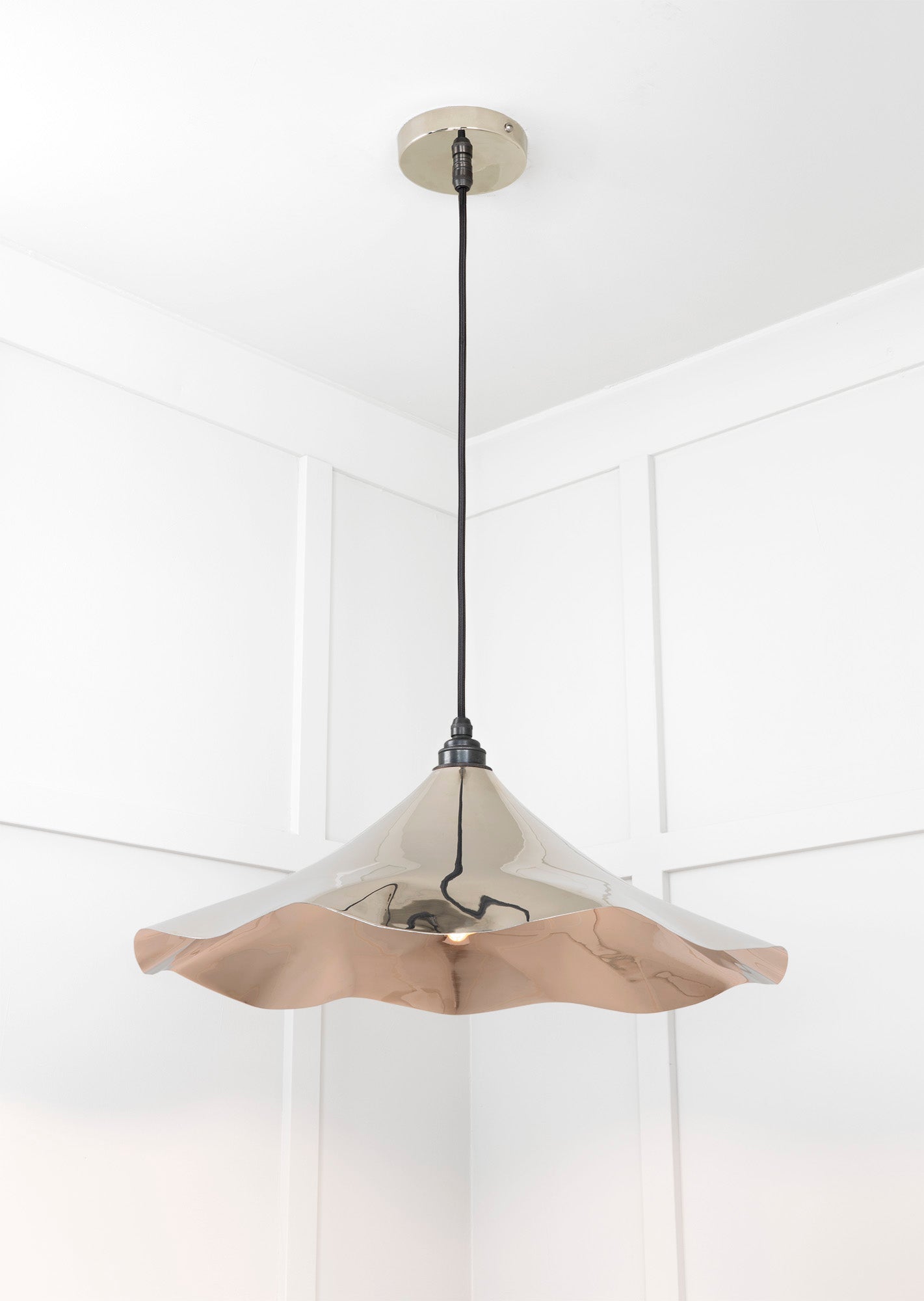 From The Anvil Smooth Nickel Flora Pendant - Hot Tub Shop