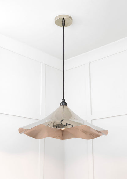 From The Anvil Smooth Nickel Flora Pendant - Hot Tub Shop