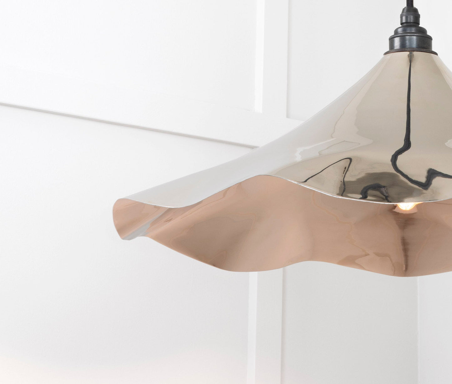 From The Anvil Smooth Nickel Flora Pendant - Hot Tub Shop