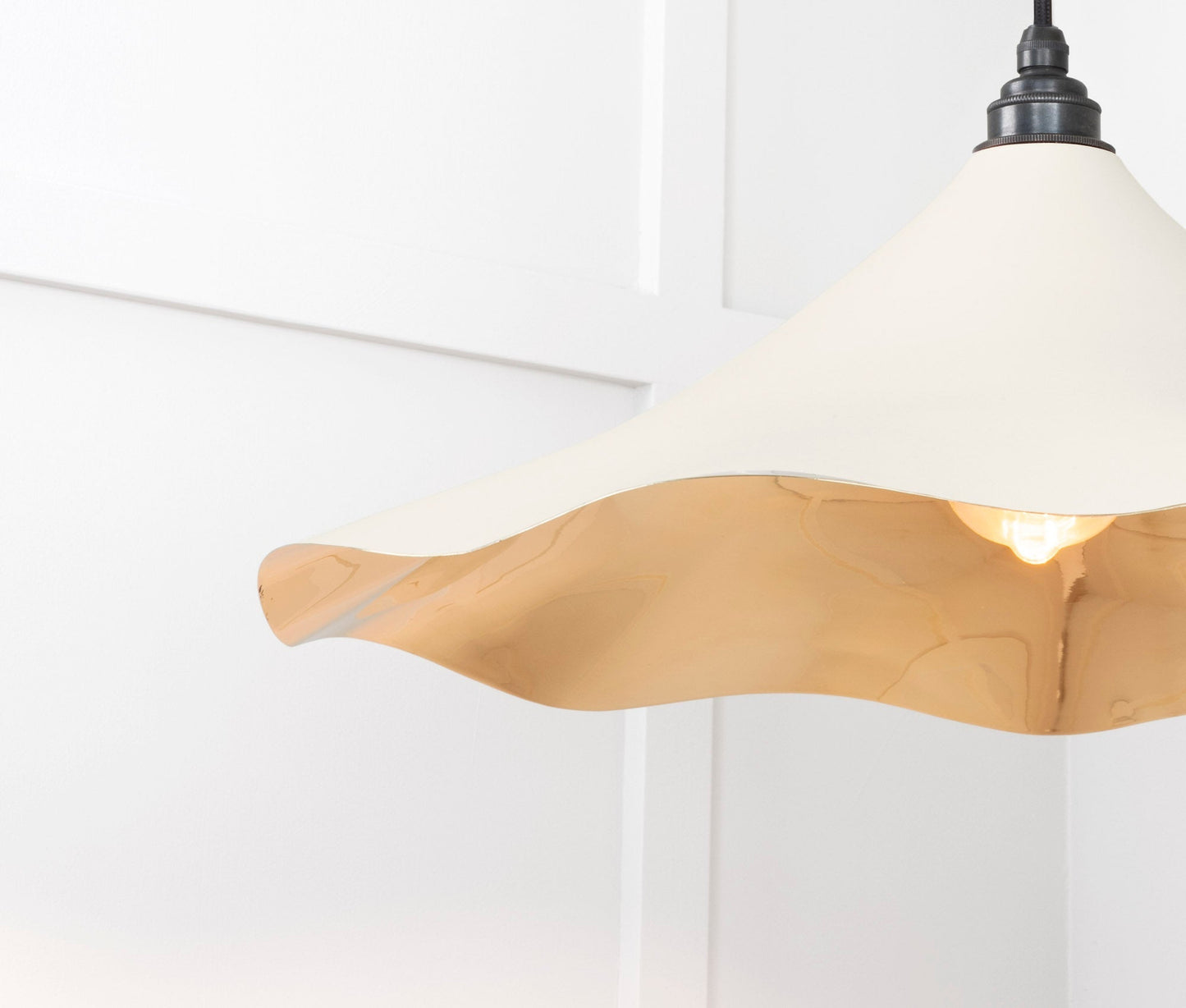 From The Anvil Smooth Brass Flora Pendant