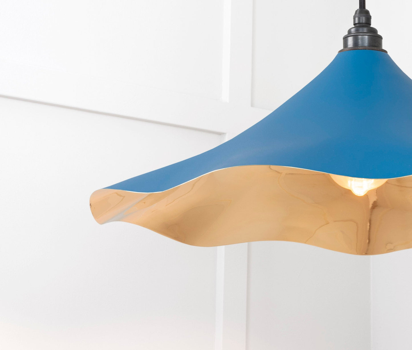 From The Anvil Smooth Brass Flora Pendant