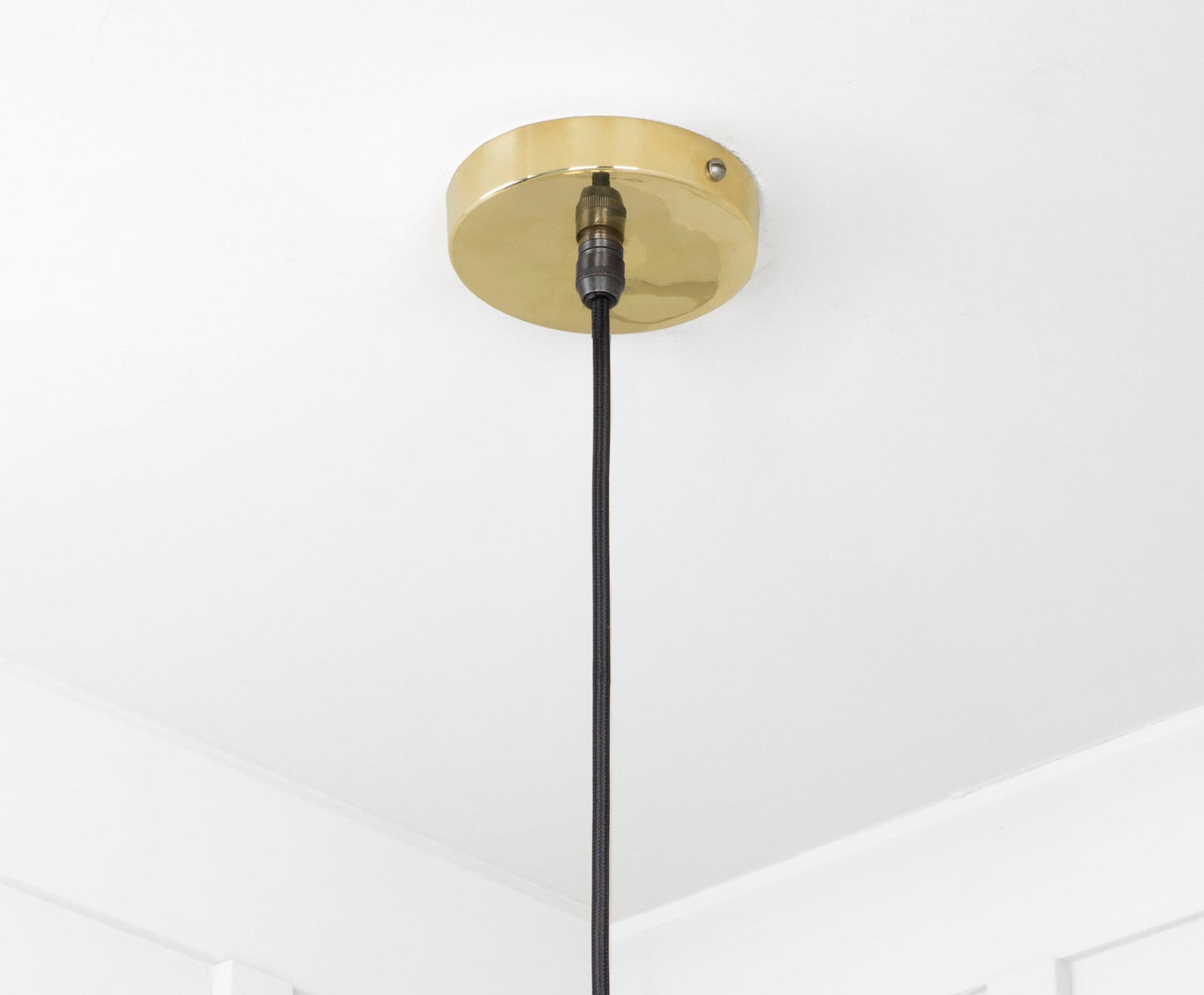 From The Anvil Smooth Brass Flora Pendant