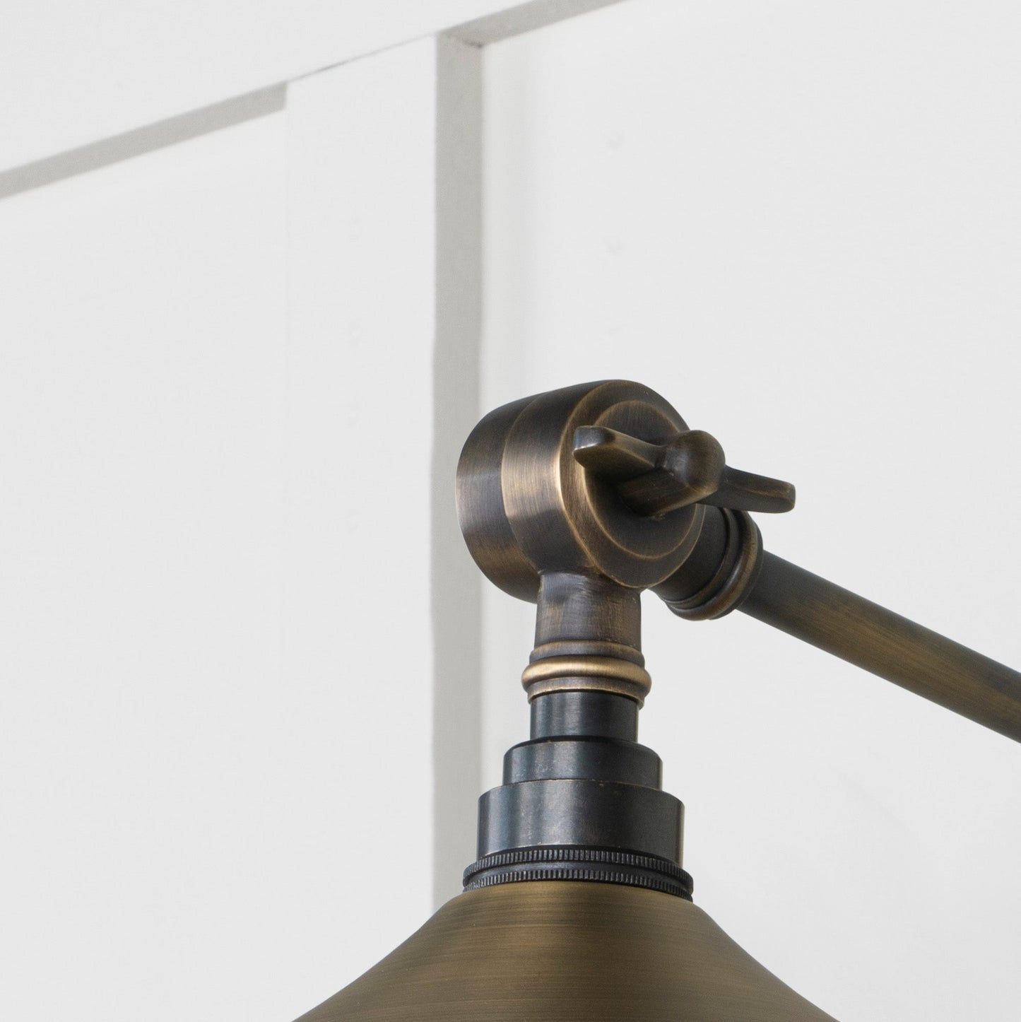 From The Anvil Aged Brass Flora Wall Light