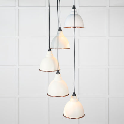 From The Anvil Smooth Copper Brindley Cluster Pendant