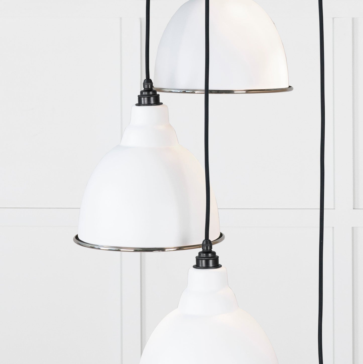 From The Anvil Smooth Nickel Brindley Cluster Pendant