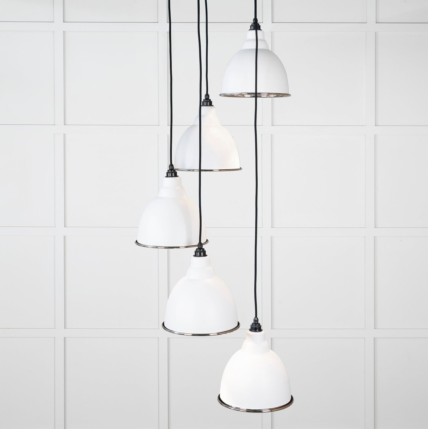 From The Anvil Smooth Nickel Brindley Cluster Pendant