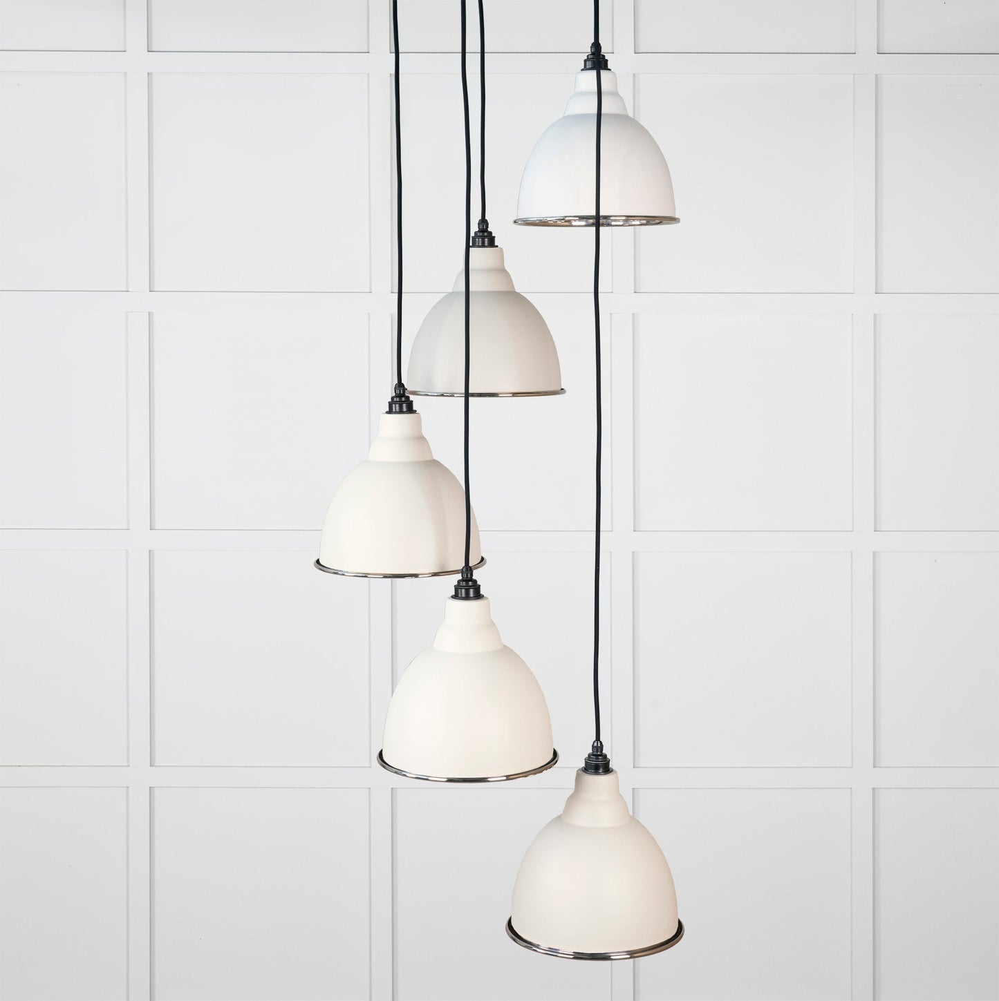 From The Anvil Smooth Nickel Brindley Cluster Pendant