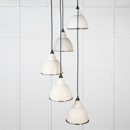 From The Anvil Smooth Nickel Brindley Cluster Pendant