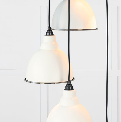 From The Anvil Smooth Nickel Brindley Cluster Pendant