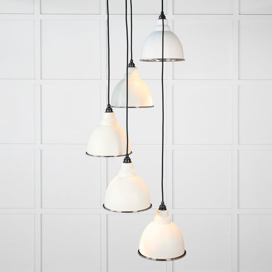 From The Anvil Smooth Nickel Brindley Cluster Pendant