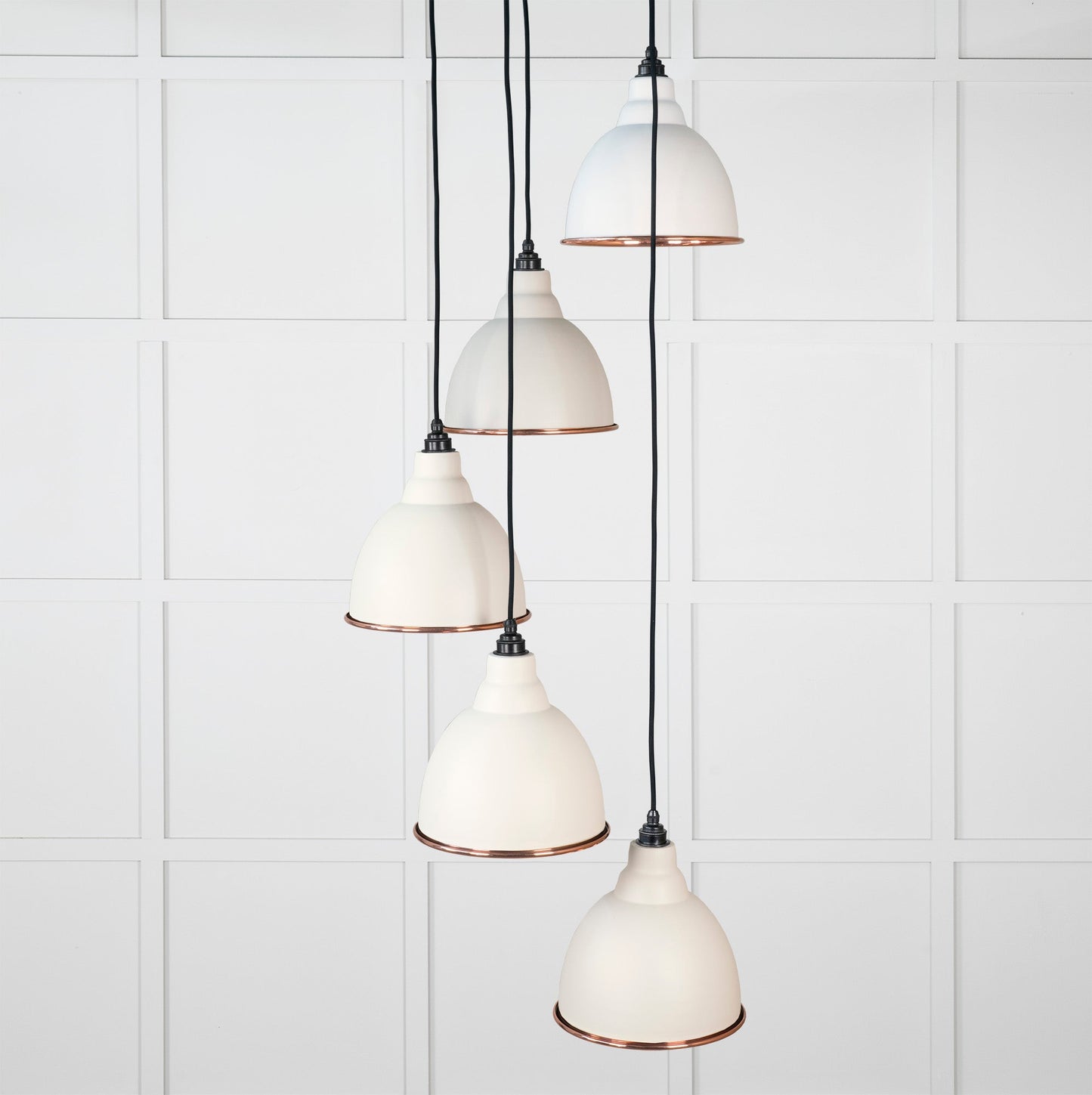 From The Anvil Hammered Copper Brindley Cluster Pendant