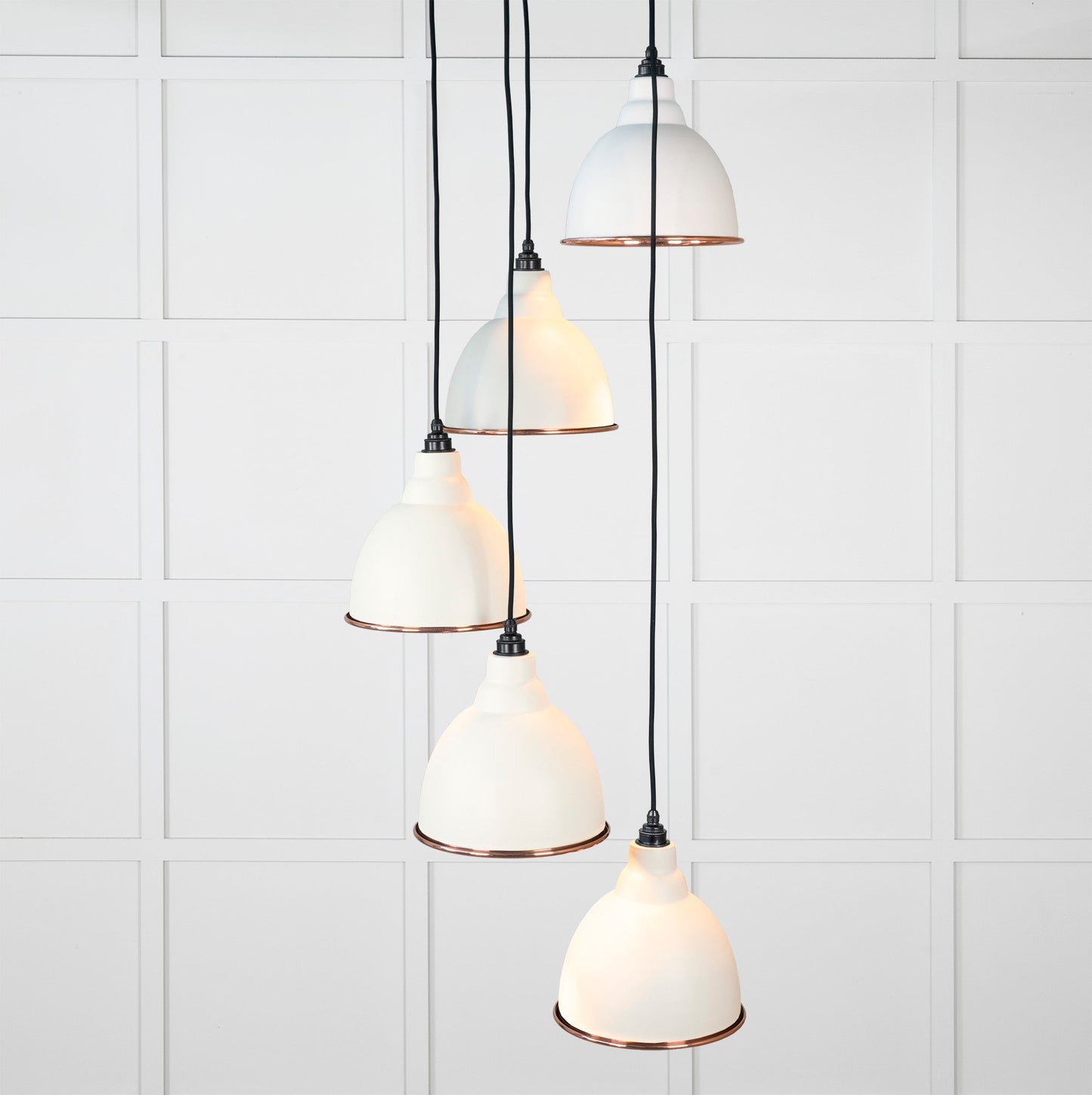 From The Anvil Hammered Copper Brindley Cluster Pendant