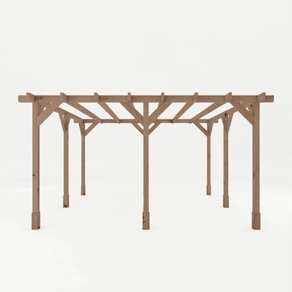 4m x 4m Pressure Treated Pergola