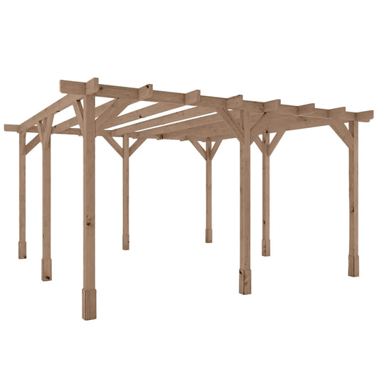 4m x 4m Pressure Treated Pergola
