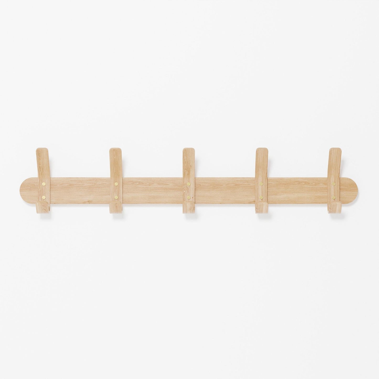 Wireworks Wall Hooks Left Hook 5 Oak