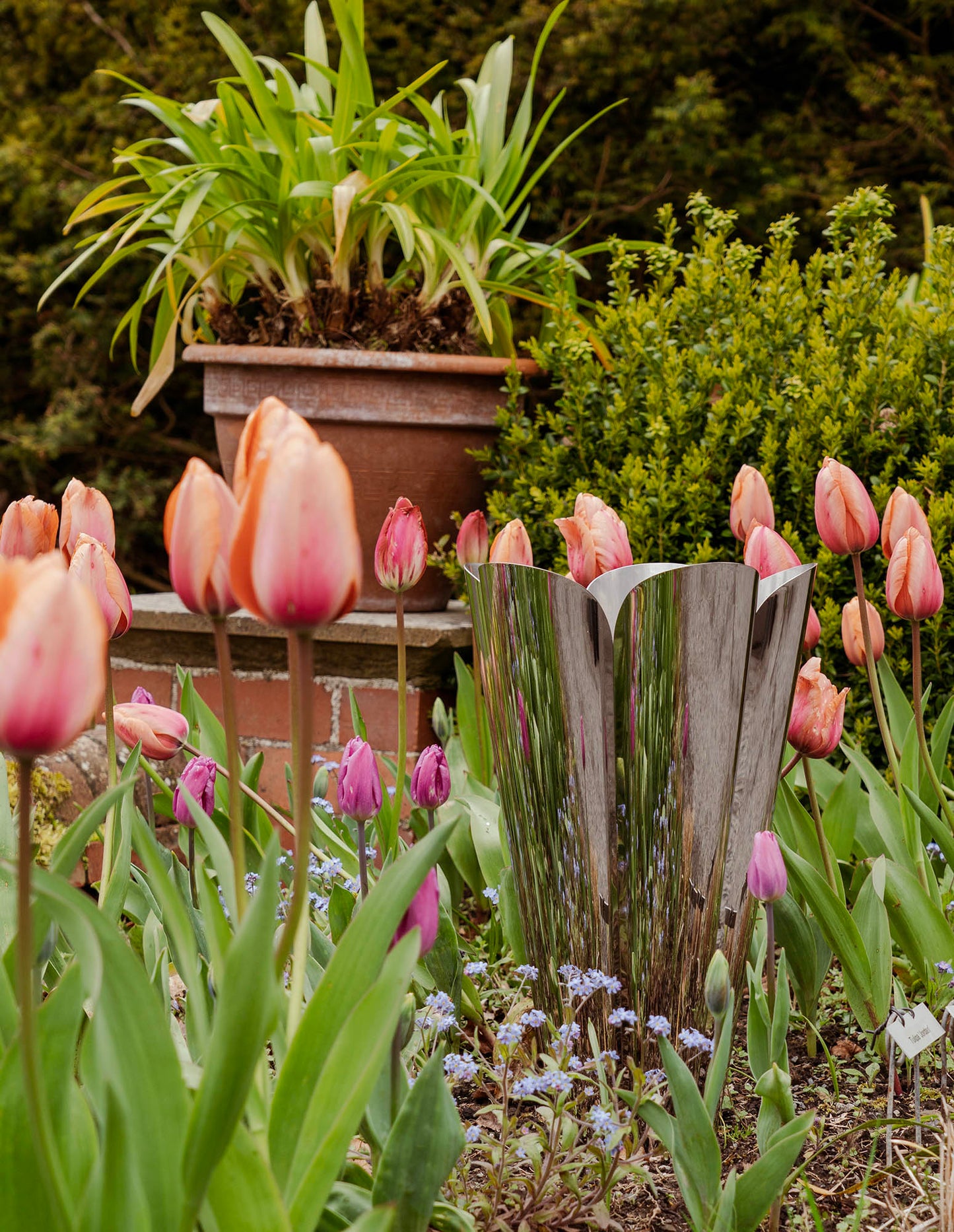 From The Anvil Stainless Steel Flora Plant Pot