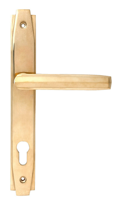 From The Anvil Art Deco Slimline Lever Espag. Lock Set
