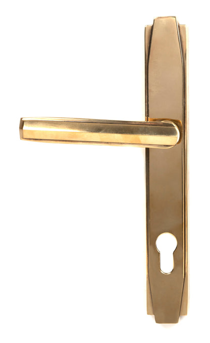 From The Anvil Art Deco Slimline Lever Espag. Lock Set