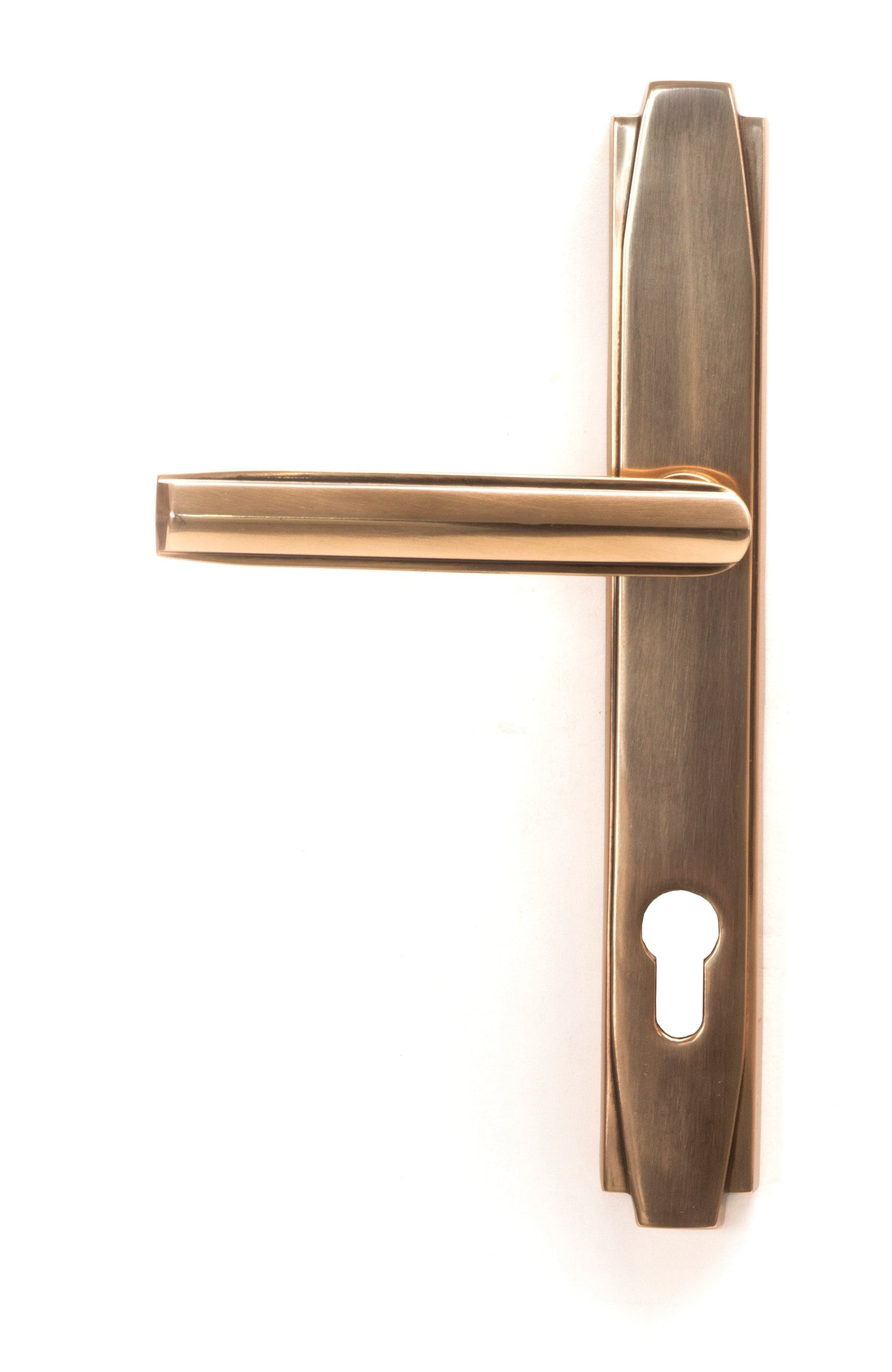 From The Anvil Art Deco Slimline Lever Espag. Lock Set