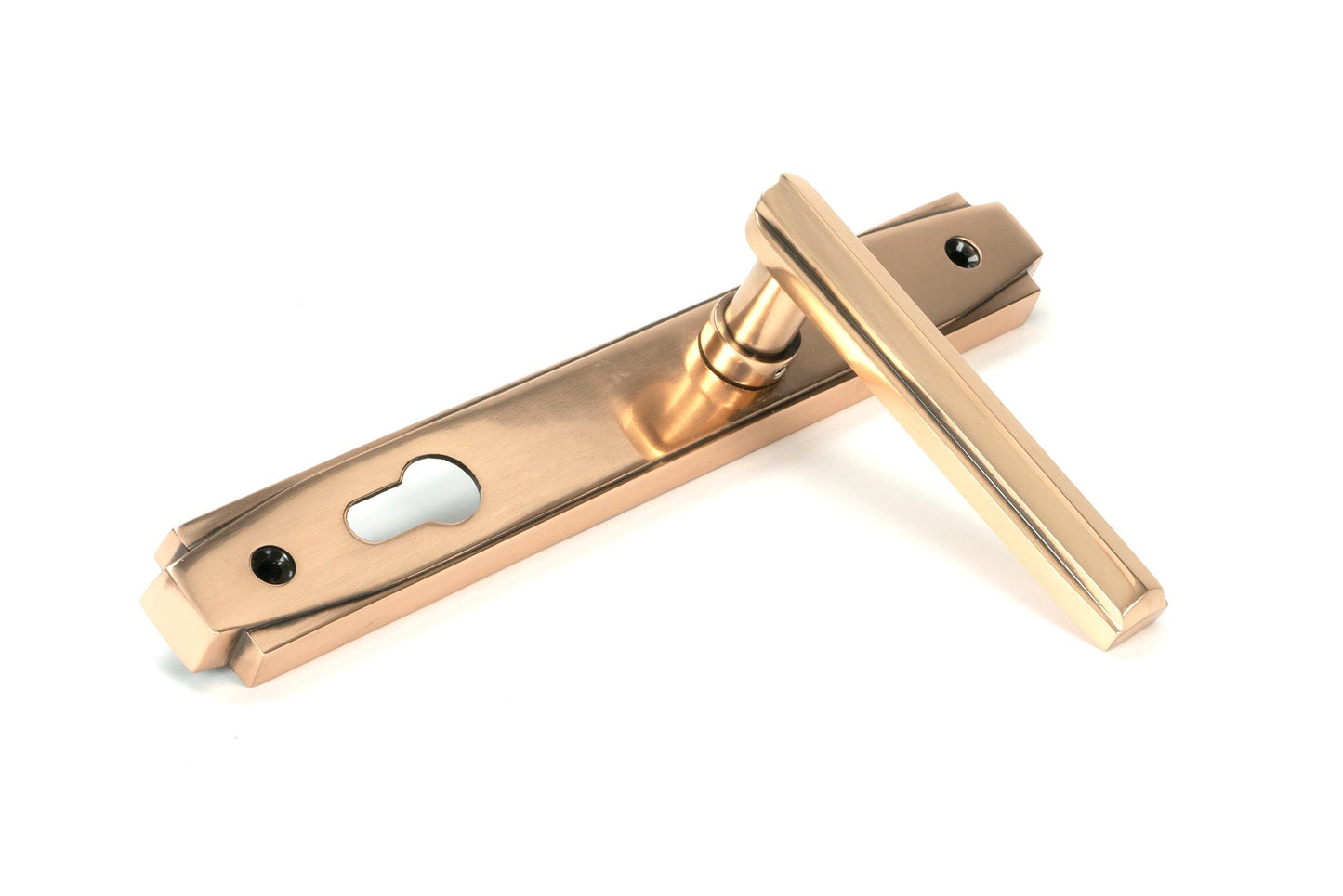 From The Anvil Art Deco Slimline Lever Espag. Lock Set