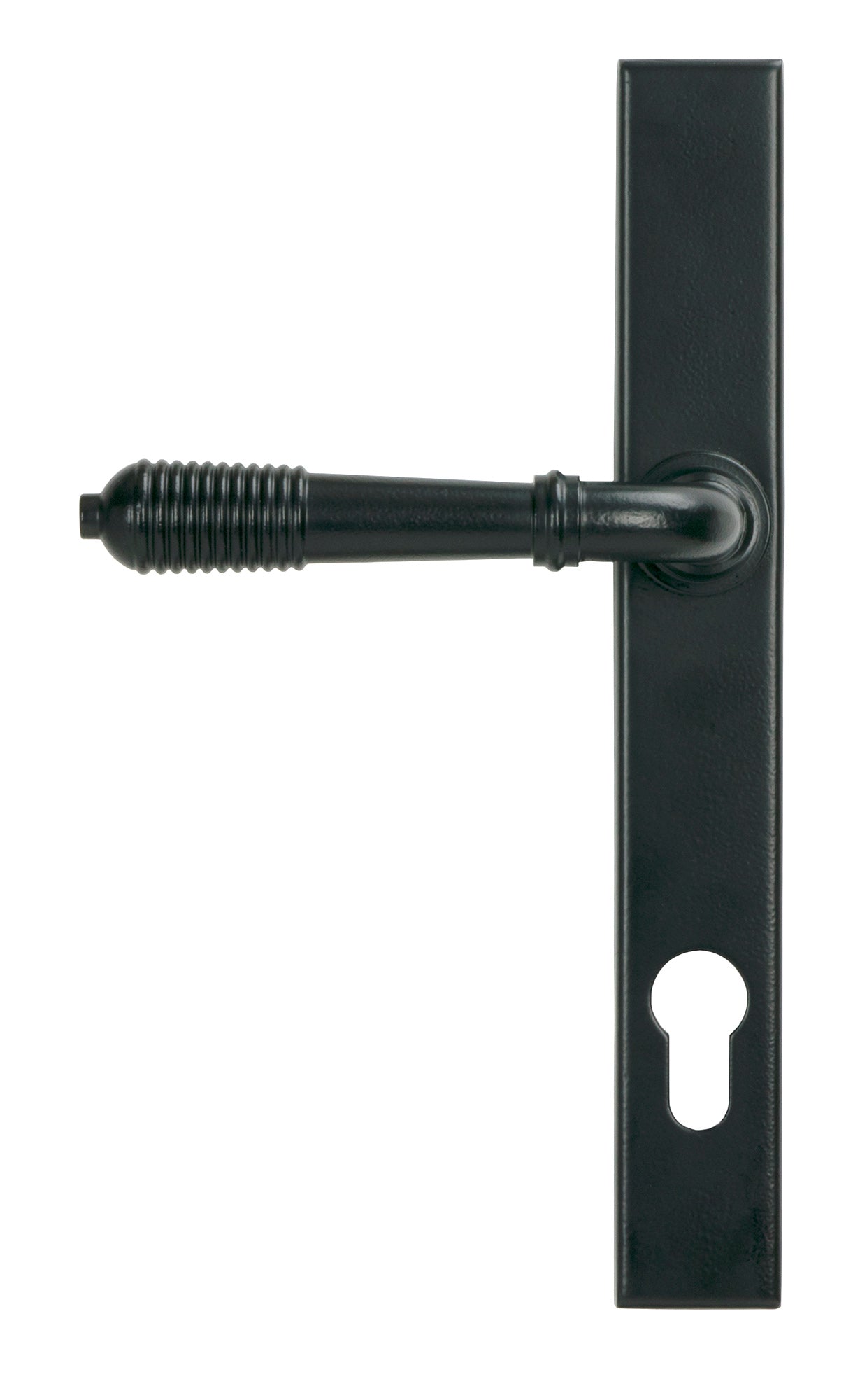 From The Anvil Reeded Slimline Lever Espag. Lock Set