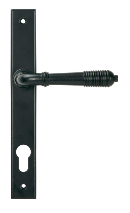 From The Anvil Reeded Slimline Lever Espag. Lock Set
