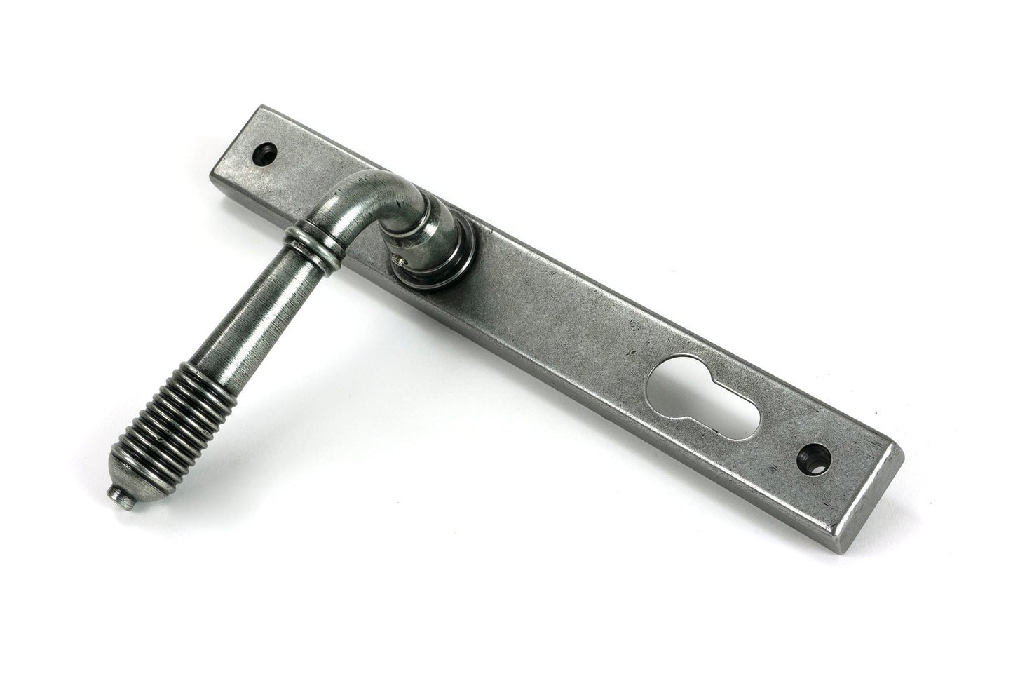 From The Anvil Reeded Slimline Lever Espag. Lock Set