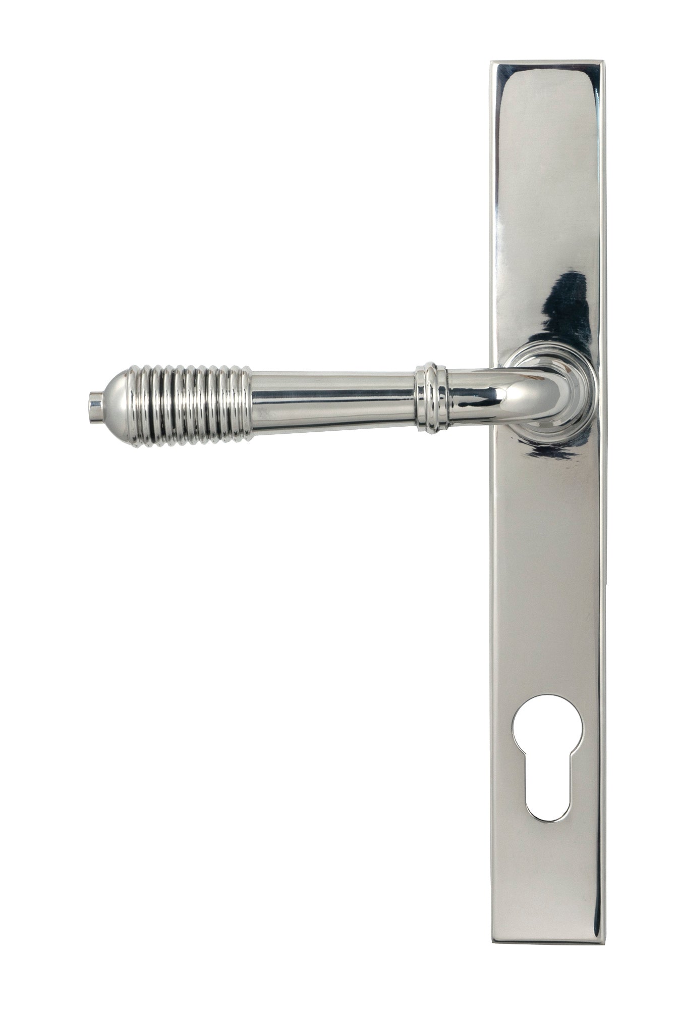 From The Anvil Reeded Slimline Lever Espag. Lock Set