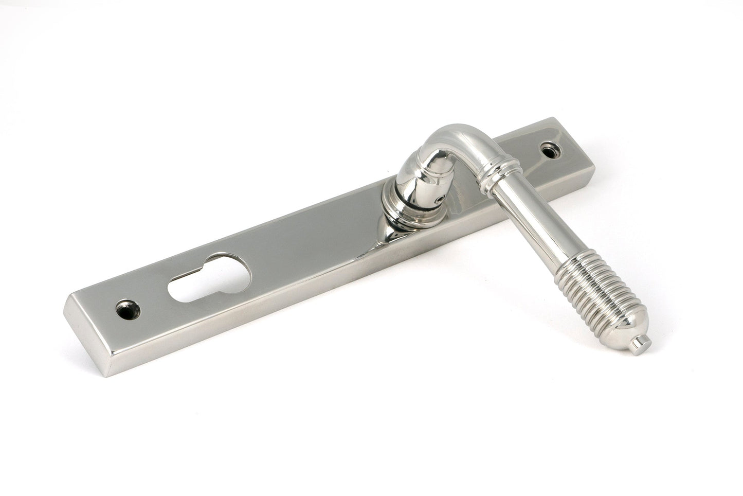 From The Anvil Reeded Slimline Lever Espag. Lock Set
