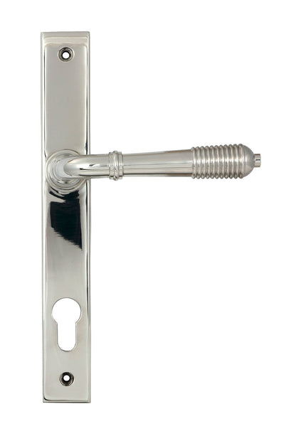 From The Anvil Reeded Slimline Lever Espag. Lock Set
