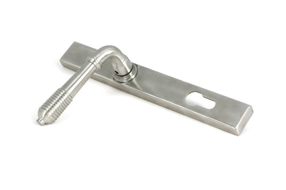 From The Anvil Reeded Slimline Lever Espag. Lock Set