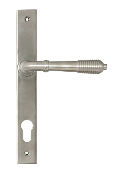 From The Anvil Reeded Slimline Lever Espag. Lock Set