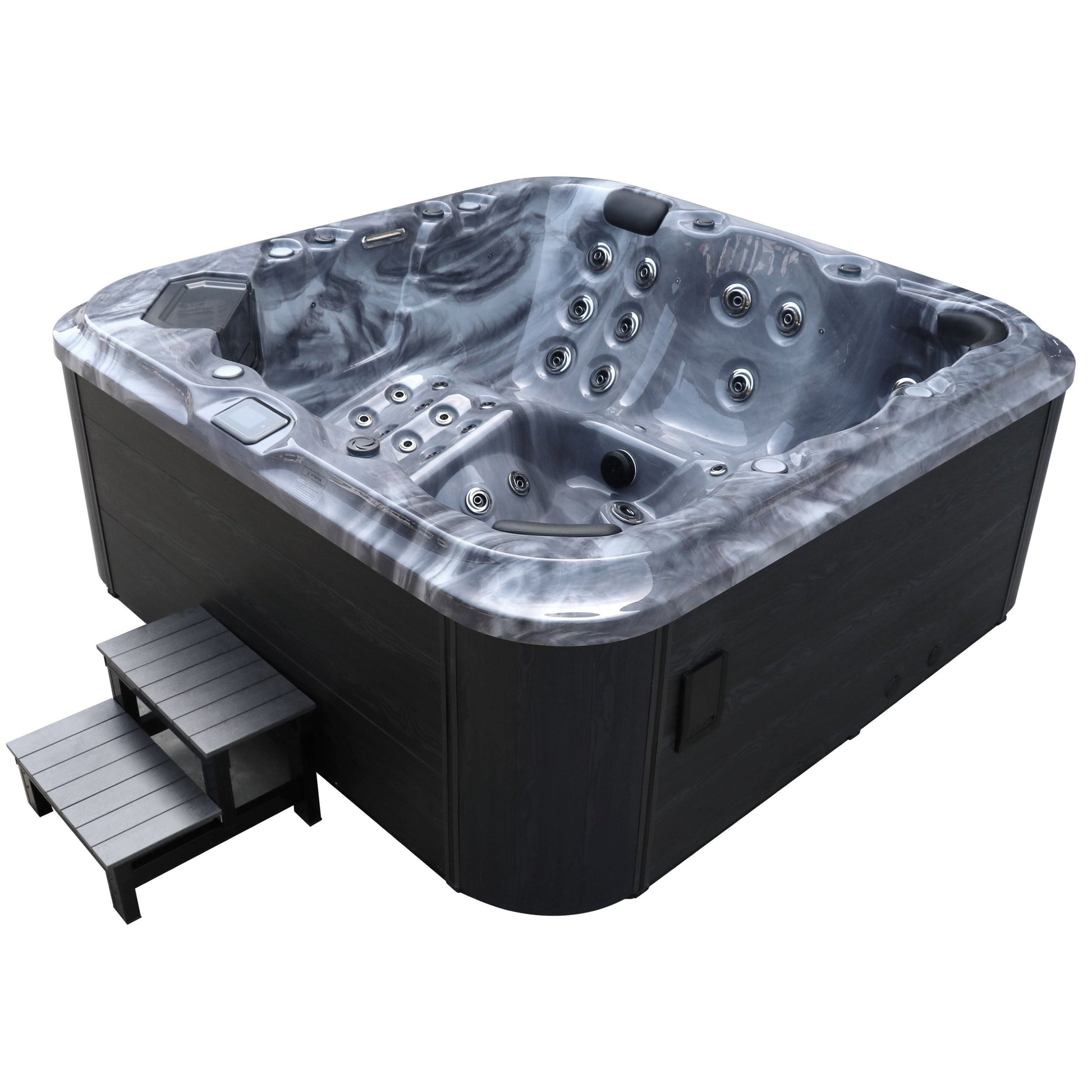 H2O Premium Eco 6000 Series 5-6 Person Hot Tub Spa - Storm Cloud - Hot Tub Shop