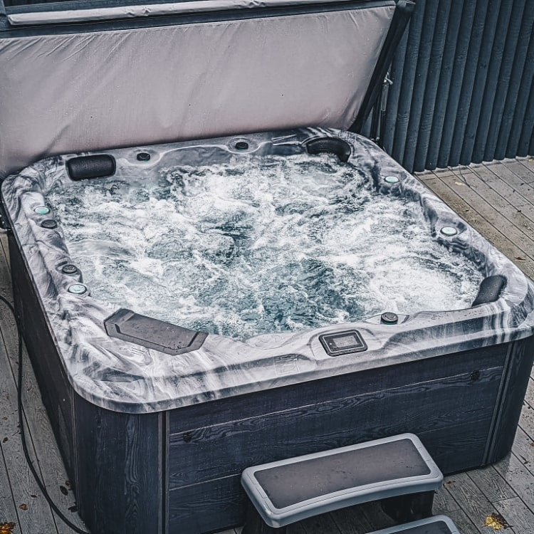 H2O Premium Eco 6000 Series 5-6 Person Hot Tub Spa - Storm Cloud - Hot Tub Shop