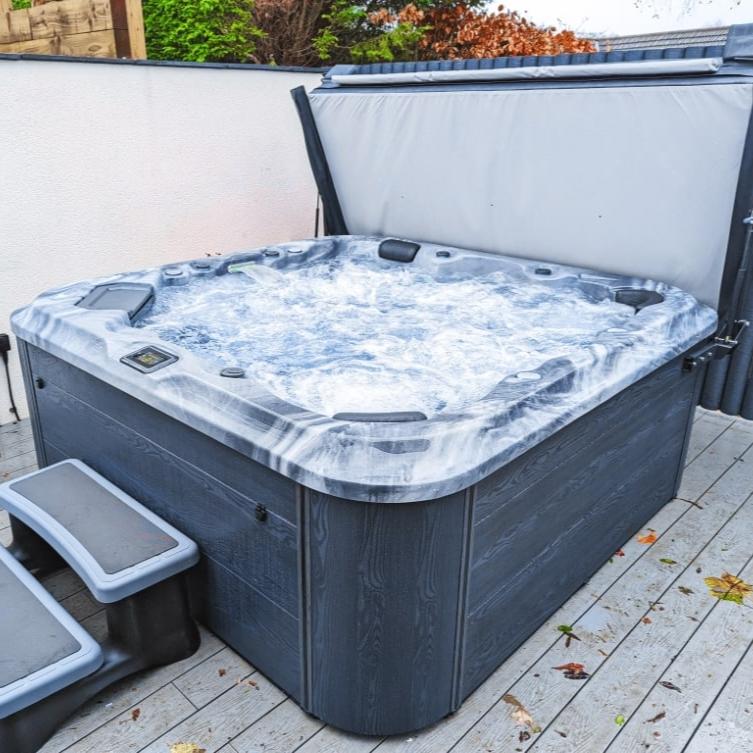 H2O Premium Eco 6000 Series 5-6 Person Hot Tub Spa - Storm Cloud - Hot Tub Shop