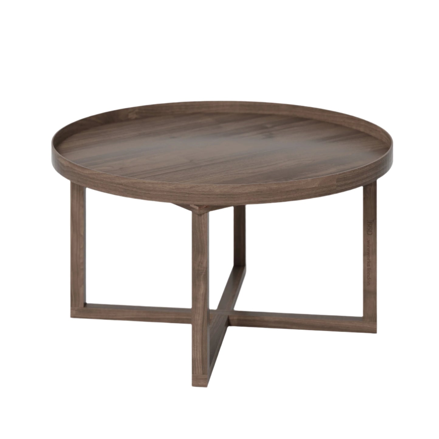 Wireworks Round Table 66 D Walnut