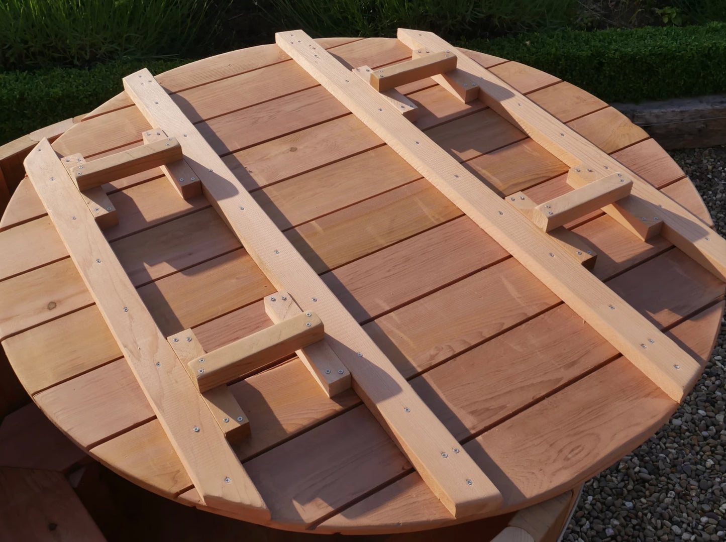 Scandinavian Cedar 2 Person Wood-Fired Hot Tub